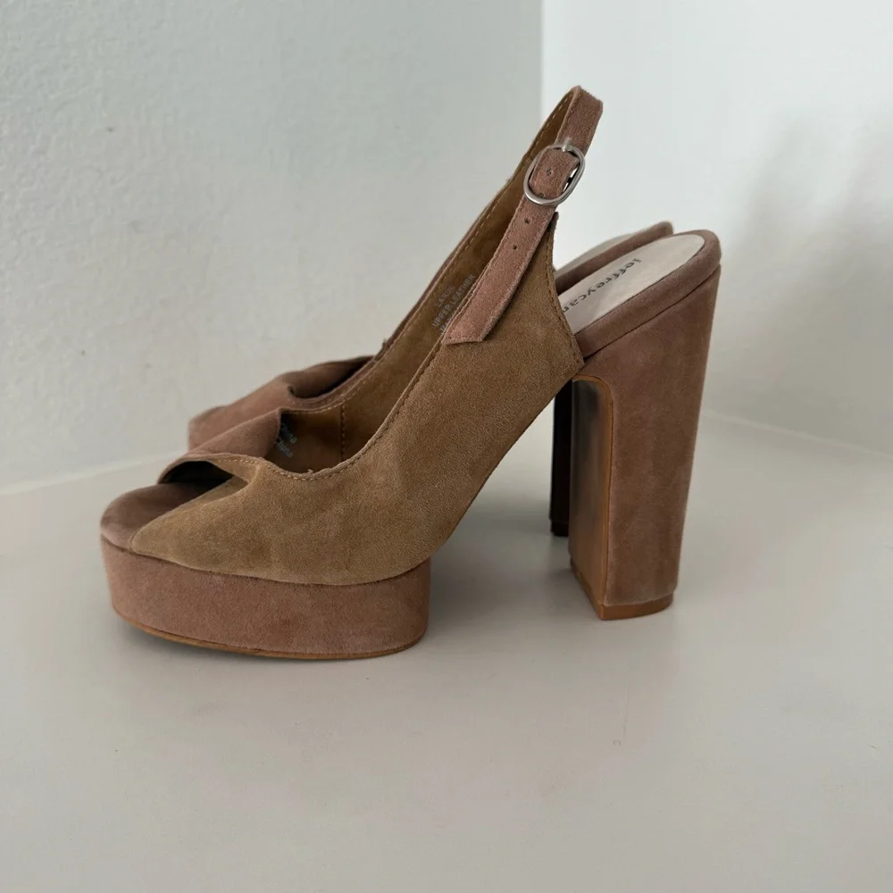 Jeffrey Campbell Suede Platform Heels Size 8.5